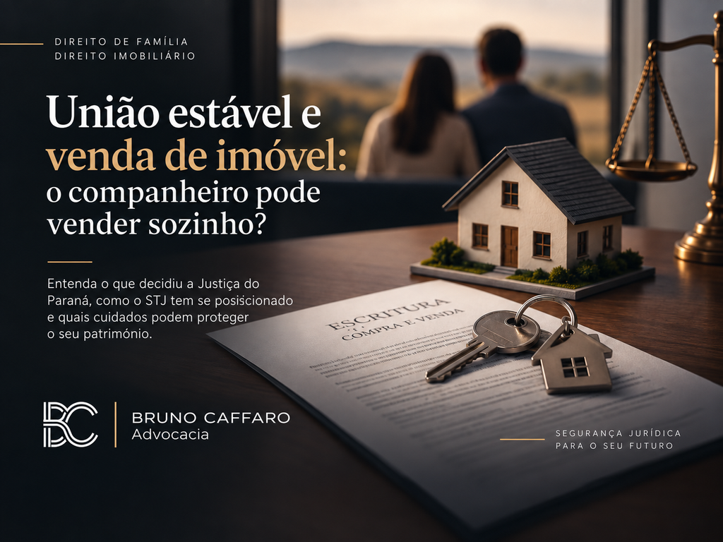 Venda de imóvel na união estável e proteção da meação na matrícula